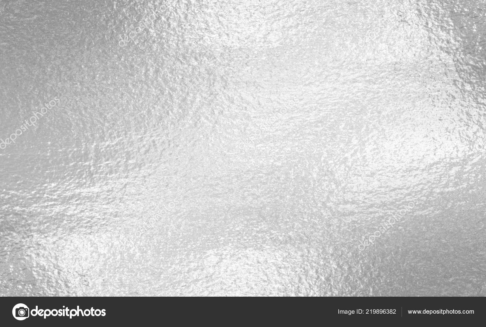 Shiny Leaf Silver Foil Paper Background Texture Stock Photo by
